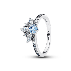 Anel De Prata Disney Frozen Tiara Elsa